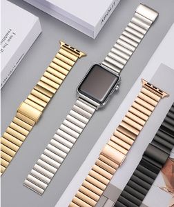 Bamboo Joint Metal Watch Band voor IWatch 9 8 7 6 5 4 3 roestvrijstalen appel 49 mm 45 mm 44 mm 41 mm 42 mm 40 mm horlogeband universele vervangende armband polsband