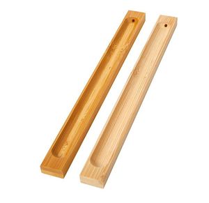 Bamboo -lijn wierookhouder houten wierookstickhouder sandelhout spoelbasis home decoratie