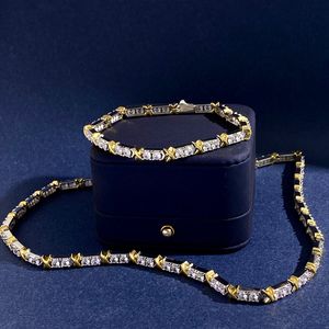 Bamboe slot oorbellen ontwerper sieraden ketting dames goud/sier/rose volledige set merk als huwelijkscadeau voor Kerstmis