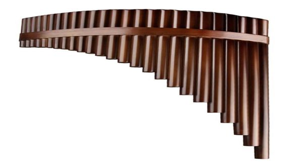 Instrument de musique en bambou 25 tuyaux flûte de Pan main gauche clé C tuyaux de poêle de haute qualité Instrument à vent en bambou flûte de Pan9310282