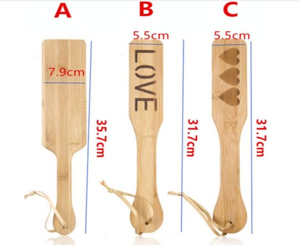 Bambou paddle bdsm fétiche sex whip slogger cul fessage bondage esclave flirt toys in adulte jeux pour couples6443453