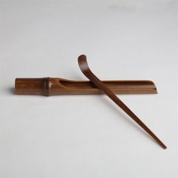 Cérémonie du thé en bambou, ensemble de Six messieurs, cadran à aiguille, deux ensembles d'accessoires, cuillères manuelles 202G