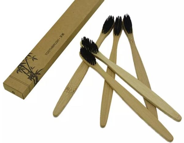 Brosses à dents en bambou 2018, nettoyeur de langue, prothèse dentaire, Kit de voyage, brosse à dents fabriquée en chine, livraison gratuite, 250 pièces