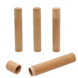 Frascos de armazenamento de madeira de bambu Caixa de comprimidos 16 cm Doob tubos à prova d'água hermético garrafa à prova de cheiro recipiente de cigarro armazenamento acessórios para fumar