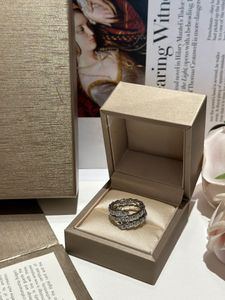 Band Designer Rings Diamond Gold Snake Fashion Open Ring For Men Women Classic Sieraden Bruiloft Gift Groothandel