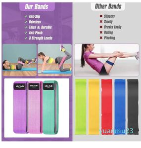 Band elastische yogaset heupcirkel expander gym booty thuistraining