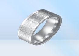 Band Etch Lords Prayer For I Know the PlansJeremiah 2911 English Bible Stainless Steel Rings Groothandel mode -sieraden IGK 3251159