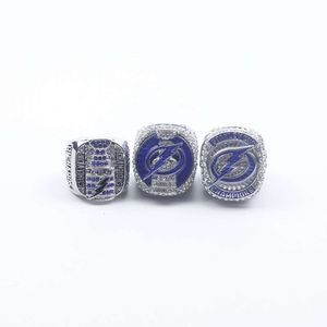 Anneaux de bande 2004 2020 2021 NHL Tampa Bay Lightning Champion Ring Set 3 Anneaux Hockey