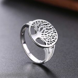 Bandringen 2020 Orginal % 925 Sterling Silver Rings Tree of Life Classic Accessories Anel Bague Anillos voor vrouwen nieuwe moedersdag geschenken AA230306