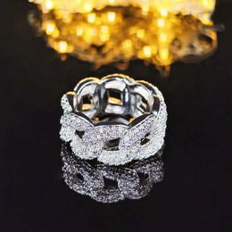 Anneaux de bande 2024 Nouvelle tendance princesse argentée esthétique Éternel Ring Femme Animière bijoux Ventes de masse R6353 Q240429