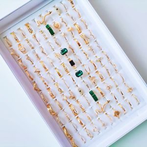 Anneaux de bande 30pcs / lot pour femmes vintage gemme serpent araignée potins bohème fête filles ensemble bague de mariage bijoux amour cadeau en gros 231025