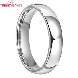 Band ringen 3mm 5mm 7mm klassieke wolfraamcarbide trouwring verlovingsringen voor mannen vrouwen hoog gepolijst glanzend comfort fit 230428