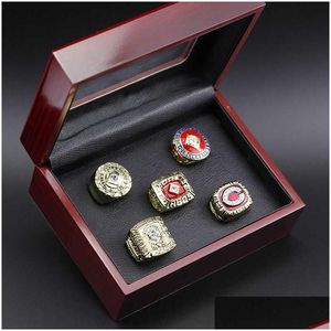 Bagues de bande 5 Cincinnati Red Man Baseball World Series Championship Ring Set Drop Livraison Bijoux Dhyzf