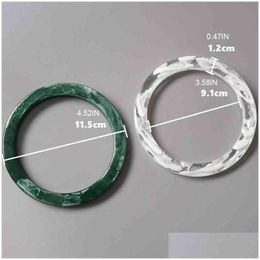 Band Ringen 50Ld 2 Stuks Ring Ontwerp Hars Portemonnee Handvat Voor Tas Handvatten Maken Vervanging Diy Craft Drop Delivery Sieraden Dhgarden Dhz0M