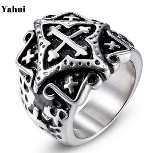 Bandringen klassieke retro mode roestvrijstalen ring heren titanium type sieraden cadeau kleding accessoires