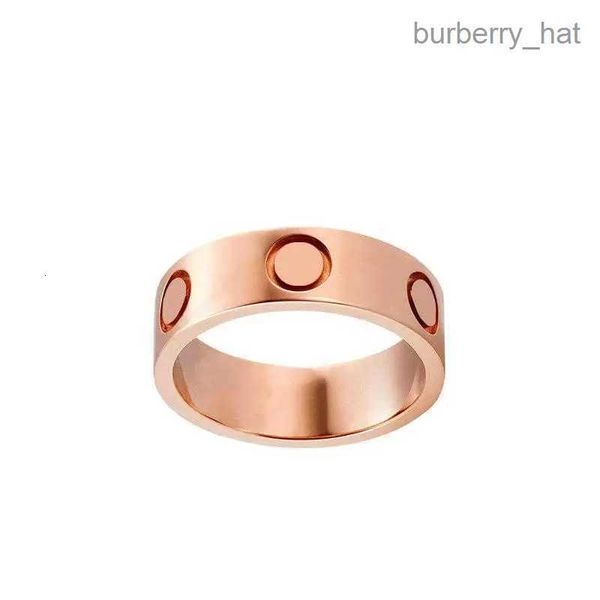 Anillos de banda diseñador anillo de compromiso joyería oro rosa plata esterlina titanio acero anillos de diamantes personalizado simple lindo para hombres mujeres adolescentes niñas pareja boda rojo