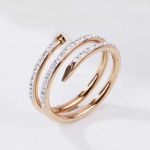 Bandringen designer sieraden ring man ringen zilveren ring verlovingsring dimond ontwerpers ringen vrouw moissanite nagel ring goud voor vrouwen klaver sieraden trouwring s