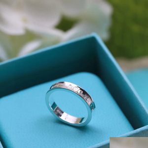Bandringen Designer Ring For Women Men 1837 Sieraden Sterling Sier Hoge kwaliteit Fashion Trend Couple Jubileum Geschenkstijl T OTPBU