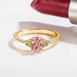 Bandringen diwenfu 14k gouden perifere sieraden r voor vrouwen fijne anillos de roze topaz edelsteen 14k gouden sieraden trouwring anel j240516