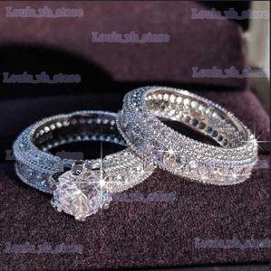 Anillos de banda Fashion exquisito NUEVO Diseño Silver Color Silcon Ring Wedding Ring For Women Engagement Anniversary Anniversary Banquet Jewelry T240330