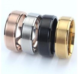 Bands Anneaux JewelryCouple Mariage Gift Man Woman Ring Rose Gold Bijoux de luxe en acier inoxydable Designer Punk Index Punk6756959