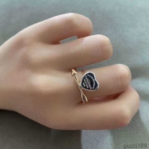 Bands anneaux Love Jewelry T Body Silver Ring Fashion Volyle Casual Arrow Heart Piercing Womens8phi G142 G142 G142