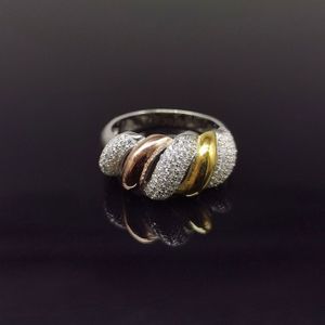 Bandringen Luxe Grote Ringen Met Zirconia Stenen Chrysant Vorm Vrouwen Bruiloft Verlovingsfeest Bruid Sieraden 230215