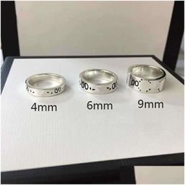 Bandringen heren en dames skl ring kop platina vergulde sier titanium staal letter g ontwerper klassieke mode luxe sieraden doen n dh6i9