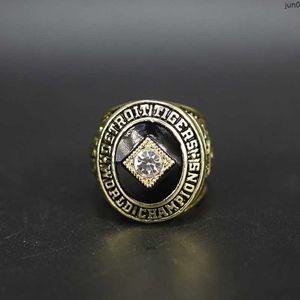 Anillos De Banda Mlb 1968 Detroit Tiger Anillo De Campeonato De La Serie Mundial De La Liga Americana De Béisbol Kfo4