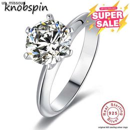 Bandringen Moissanita Anillos 100 925 Sterling zilveren ringen voor vrouwen Moissanite Diamonds Bague met GRA -certificaat Bruiloft Fijne sieraden J230522