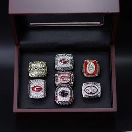 Bandringen NCAA University of Georgia Bulldog 7 Sets University League Championship Ring Ring Ring