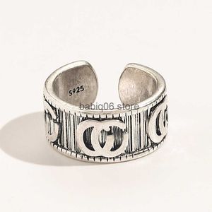 Band Ringe Neue Stil Designer Ringe Frauen Liebe Charms 925 Silber Überzogene Kupfer Finger Einstellbare Ring Luxus Zubehör Hochzeit Schmuck liefert T230301