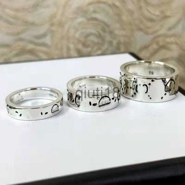 Bagues de bande Nouveau style Bague plaquée argent Elf Hip-Hop Couple Anneaux Top Qualité Mode Bijoux Fourniture En Gros x0920