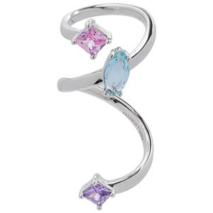 Bagues de bande Série Ophiuchus Bague de pierres précieuses colorées Conception de niche Bague à joint ouvert haut de gamme Ins Mode féminine All-Match Bijoux Cadeau