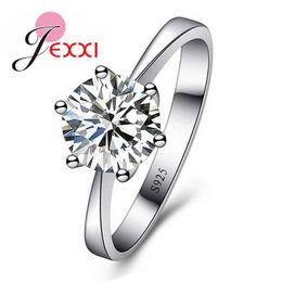 Bandringen prijs dames trouwring ronde kubieke zirkoon vinger rvery goedkoop 925 sterlsilver mode sieraden cadeau j240429