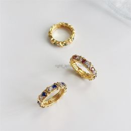 Bandringen Simple Gold X Ring Luxe sieraden 925 Sterling Silver Feestelijke Gift Vrouwen Prachtige mode Hoogwaardige Kwaliteit met doos G220921