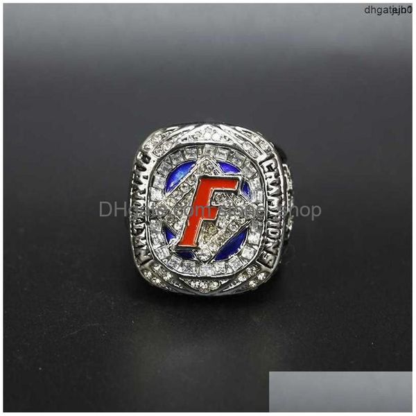 Anillos de banda Skoi Diseñador Anillo conmemorativo Sec Universidad de Florida Cocodrilo Campeón de la NCAA Rin Drop Entrega Joyería Dhitr