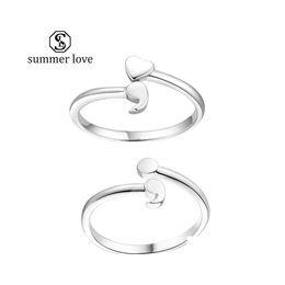 Bandringen roestvrij staal puntkomma ring semi colon hart zelfmoord depressie bewustzijn vrouwen meisje inspiratie sieraden geschenken fit dro dhr9v