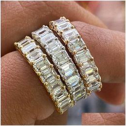 Bandringen zirkon cz ring beloven vinger fl stone statement feest voor vrouwen verloving sieraden drop levering dhdus