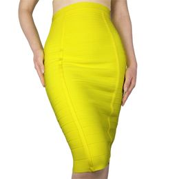 Bandage Rokken Zomer Herfst Sexy Dames Mode Elegante Party Club Celebrity Deksies Bodycon Potlood Skrit Plus Size XL 210515