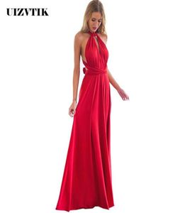 Bandage Summer Dress Women Casual Slim Boho Beach Maxi Dresses Female Sexy Elegant V Neck Backless Wedding Long Party Dress J190608117104