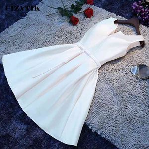Vendaje blanco vestido de verano mujeres elegante boda dama de honor fiesta formal vestidos de mujer casual talla grande ropa de mujer 210409