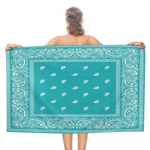 Bandana rétro Modèle imprimé Bath Bath Towel Beach Custom Bikini Wrap Wrap's Châle Soft Material 2024