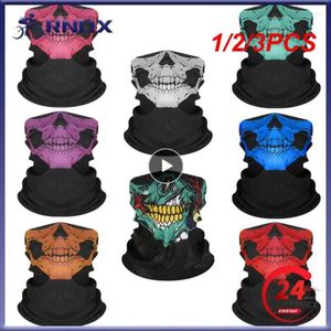 Bandanas 1/2/3 pièces demi-masque d'équitation chaud et coupe-vent bouche cache-oreilles écharpe couverture de cou de moto Protection solaire UV