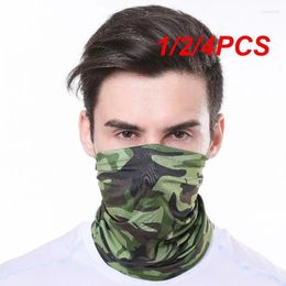 Bandanas 1/2 / 4PCS Mode Impression Écharpe Chapeau Hommes Femme Cyclisme Sports Respirant Foulard En Plein Air Tactique Cou Turban Visage Bandeau