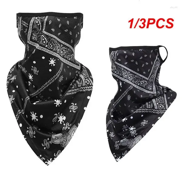 Bandanas 1/3pcs Film de protection solaire Tissu léger et respirant Fibre de polyester Équipement de cyclisme Soie