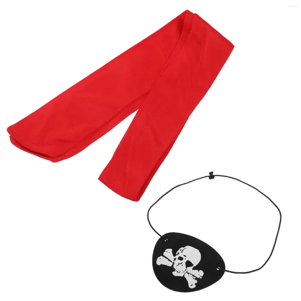 Bandanas 1 Juego de accesorios para disfraces de piratas, accesorios divertidos para vestir