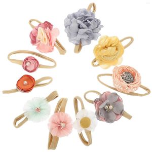 Bandana's 10st babyhoofdbanden baby bloemenmeisje peuter haaraccessoires