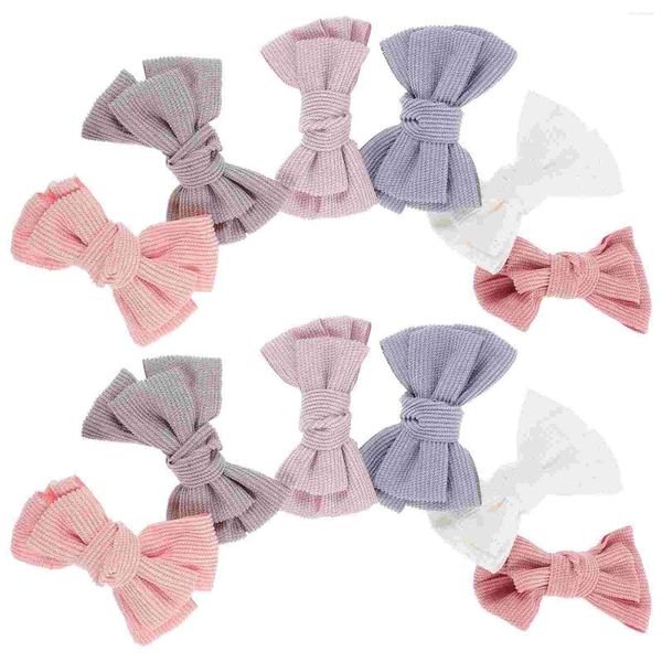 Bandanas 12 Uds. Diadema para bebé, pinza para el pelo, accesorios para niñas, Clips DIY para niñas, diademas con lazo de nailon para niños