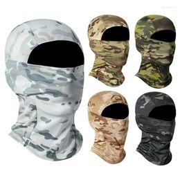 Bandanas 18 couleurs tactique cadavre ski bandana plein face couche écharpe tête extérieure chasse randonnée armée cyclisme militaire cyclisme